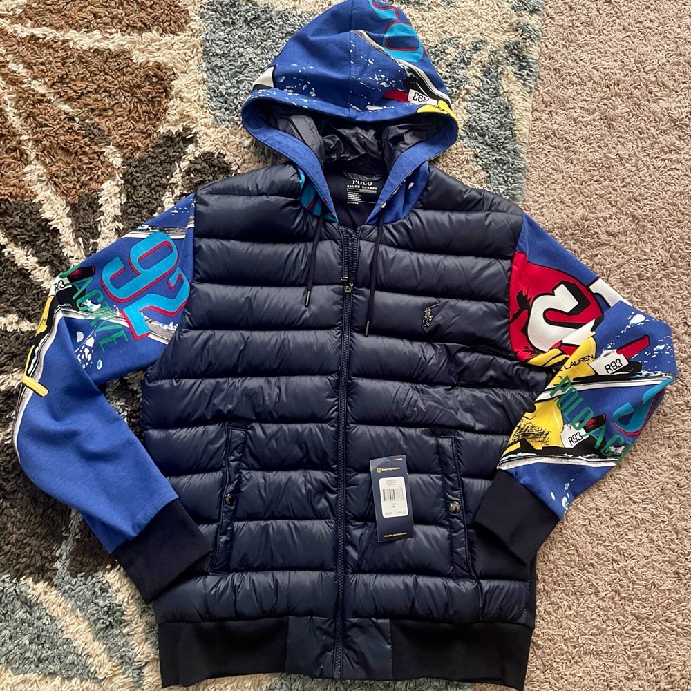 PADS Polo by Ralph Lauren Multicolor Puffer Ski Jacket